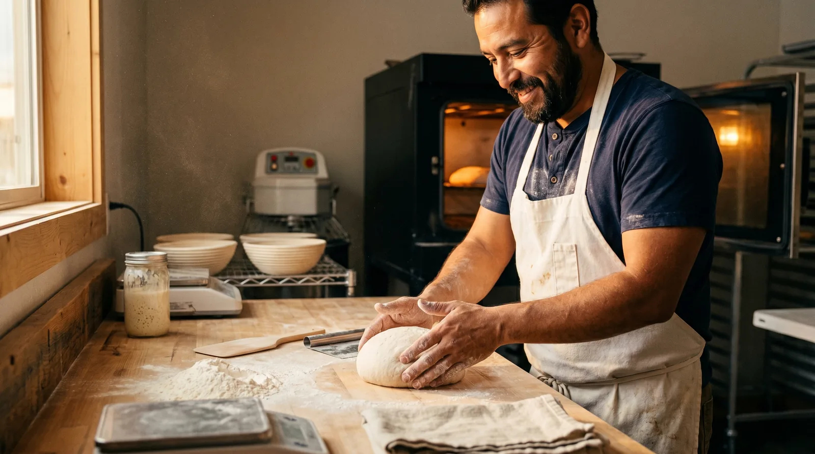 Mateo Diaz, baker